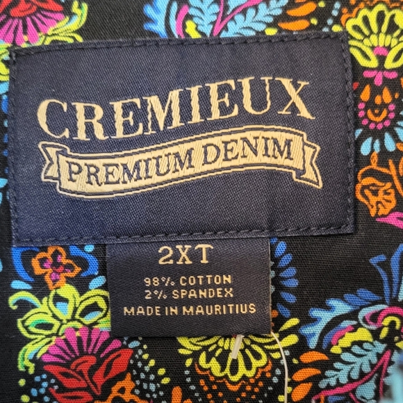 Cremieux Premium Denim L/S Casual Dress Shirt Sz 2XT NWT - Picture 3 of 4